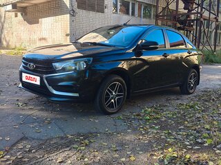 2016 Lada (ВАЗ) Vesta I, чёрный, 860000 рублей, вид 3