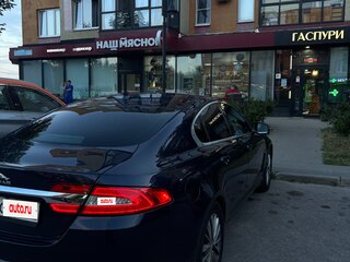 2014 Jaguar XF I Рестайлинг, синий, 1400000 рублей, вид 3