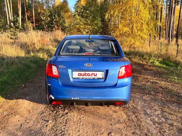 2010 Kia Rio II Рестайлинг, синий, 480000 рублей - вид 5