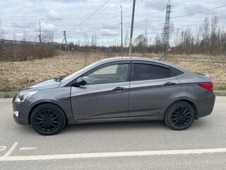 2014 Hyundai Solaris I Рестайлинг, серый, 520000 рублей, вид 3