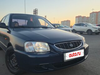 2009 Hyundai Accent ТагАЗ II, синий, 410000 рублей, вид 2