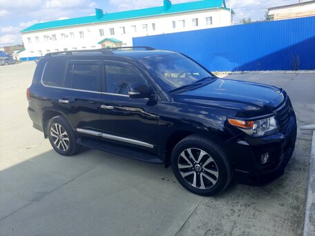 2012 Toyota Land Cruiser 200 Series Рестайлинг 1, чёрный, 3350000 рублей, вид 4