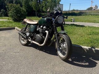 2014 Triumph Thruxton, зелёный, 599000 рублей, вид 2