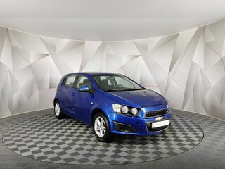 2014 Chevrolet Aveo II, синий, 555000 рублей, вид 3