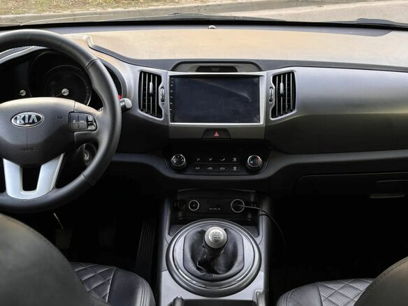 2012 Kia Sportage III, чёрный, 1250000 рублей - вид 3