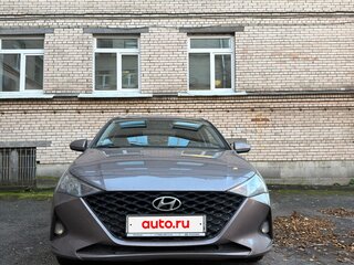 2020 Hyundai Solaris II Рестайлинг, коричневый, 1350000 рублей, вид 2