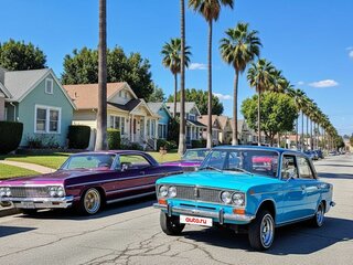 1977 Lada (ВАЗ) 2103, голубой, 999999 рублей, вид 2