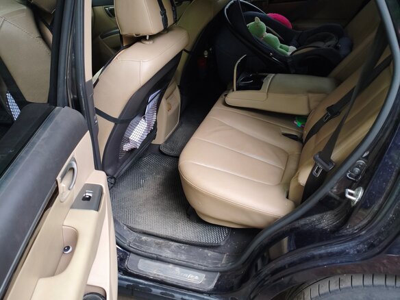 2012 Hyundai Santa Fe II Рестайлинг, синий, 1220000 рублей - вид 14