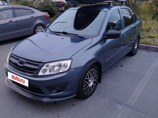 2014 Lada (ВАЗ) Granta I, серый, 520000 рублей, вид 1