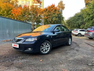 2007 Mazda 3 I (BK) Рестайлинг, чёрный, 600000 рублей, вид 1