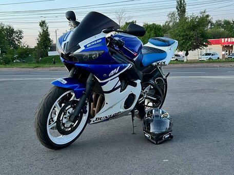 2003 Yamaha YZF-R6, белый, 450000 рублей, вид 4