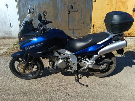 2002 Suzuki V-Strom 1000, синий, 500000 рублей, вид 2