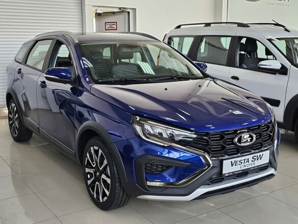 2026 Lada (ВАЗ) Vesta SW I Рестайлинг (NG), синий - вид 1