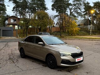 2022 Skoda Rapid II, бежевый, 1750000 рублей, вид 4