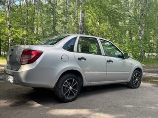 2013 Lada (ВАЗ) Granta I, серебристый, 399000 рублей, вид 4