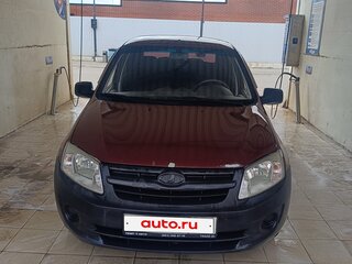 2012 Lada (ВАЗ) Granta I, серебристый, 350000 рублей, вид 3