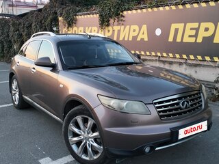 2007 Infiniti FX45 I (S50) Рестайлинг, коричневый, 740000 рублей, вид 3