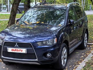 2010 Mitsubishi Outlander II Рестайлинг, синий, 1100000 рублей, вид 2
