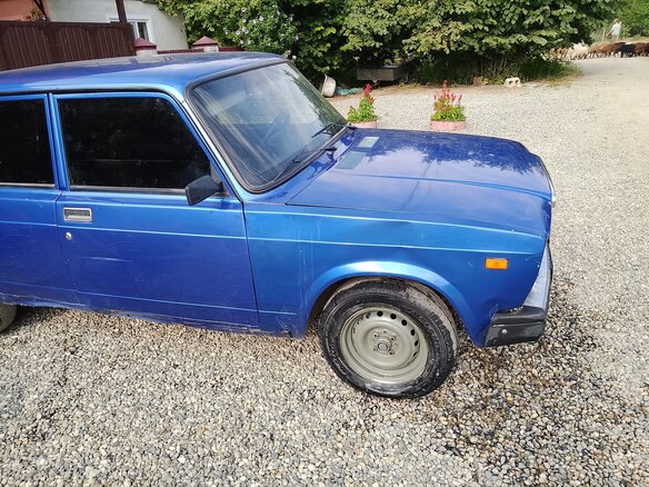 1999 Lada (ВАЗ) 2107, синий, 80000 рублей - вид 7