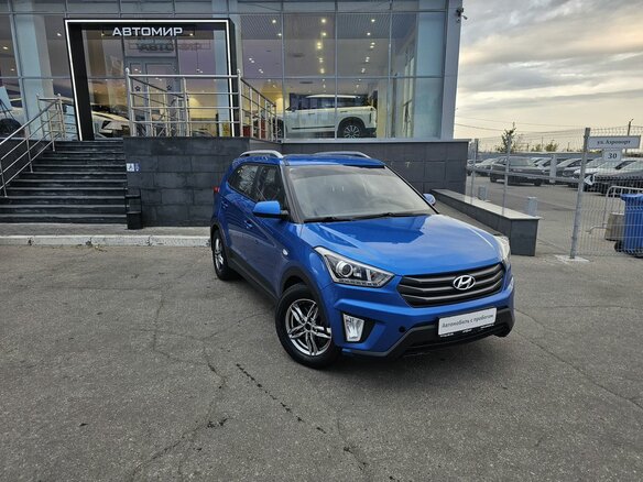 2017 Hyundai Creta I, синий, 1100000 рублей - вид 2