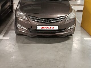 2015 Hyundai Solaris I Рестайлинг, коричневый, 550000 рублей, вид 1