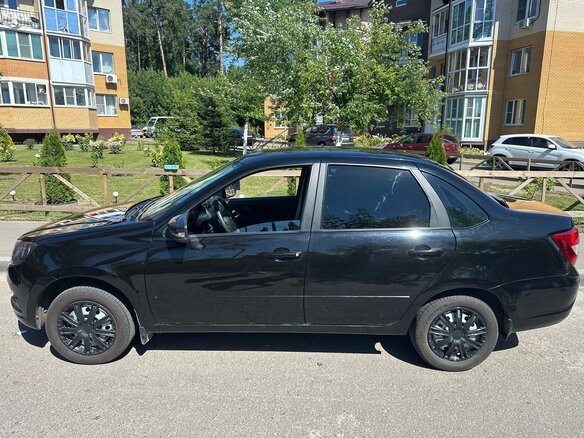 2023 Lada (ВАЗ) Granta I Рестайлинг, чёрный, 760000 рублей - вид 3