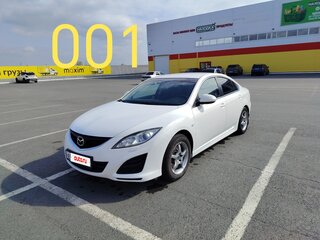 2012 Mazda 6 II (GH) Рестайлинг, белый, 900000 рублей, вид 1