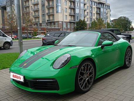 2021 Porsche 911 Carrera 4S VIII (992), зелёный, 16300000 рублей, вид 1