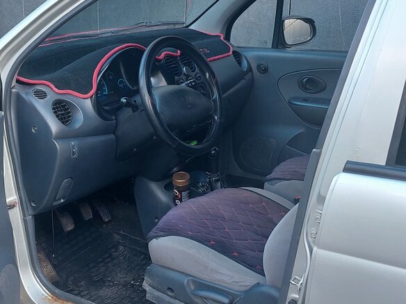 2008 Daewoo Matiz I Рестайлинг, серебристый, 175000 рублей - вид 3