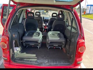 2004 Volkswagen Sharan I Рестайлинг 2, красный, 555000 рублей, вид 4