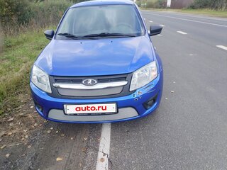 2017 Lada (ВАЗ) Granta I, синий, 465000 рублей, вид 3