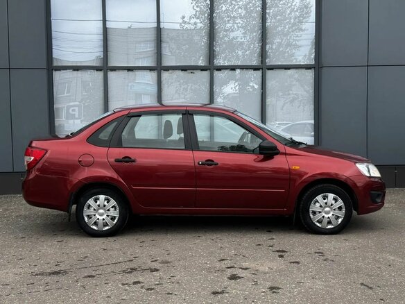 2017 Lada (ВАЗ) Granta I, красный - вид 4