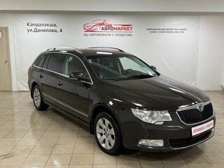 2013 Skoda Superb DSG II Рестайлинг, коричневый, 879000 рублей, вид 3