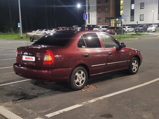 2008 Hyundai Accent ТагАЗ II, красный, 390000 рублей, вид 4