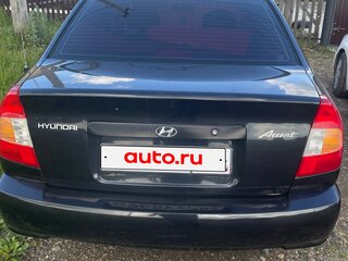 2005 Hyundai Accent ТагАЗ II, чёрный, 310000 рублей, вид 4