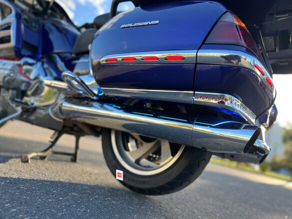 2002 Honda GL 1800 Gold Wing, синий - вид 16