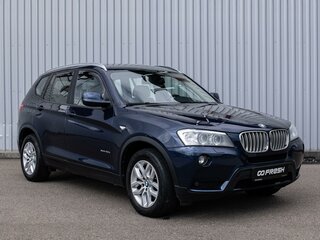2014 BMW X3 30d xDrive II (F25), синий, 2449000 рублей, вид 1