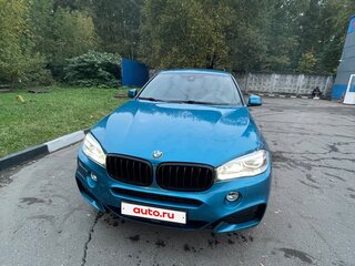 2018 BMW X6 30d II (F16), голубой, 5500000 рублей, вид 1