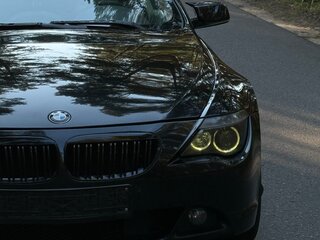 2005 BMW 6 серии 645i II (E63/E64), чёрный, 1100000 рублей, вид 3