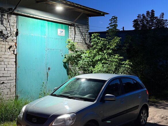 2009 Kia Rio II Рестайлинг, серебристый, 470000 рублей