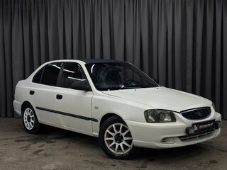 2005 Hyundai Accent ТагАЗ II, бежевый, 199777 рублей, вид 4
