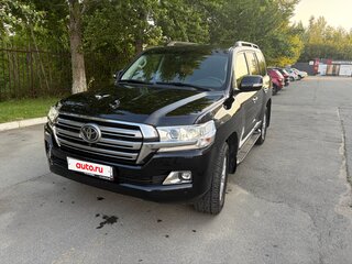 2019 Toyota Land Cruiser 200 Series Рестайлинг 2, чёрный, 7590000 рублей, вид 2