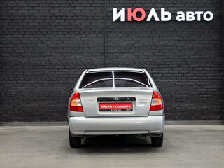 2008 Hyundai Accent ТагАЗ II, серый, 420000 рублей, вид 5
