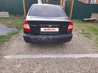 2004 Hyundai Accent II Рестайлинг, чёрный, 130000 рублей, вид 4