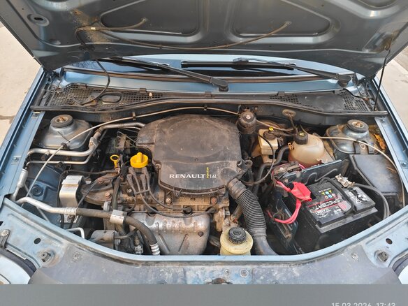 2011 Renault Logan I Рестайлинг, синий, 450000 рублей - вид 11