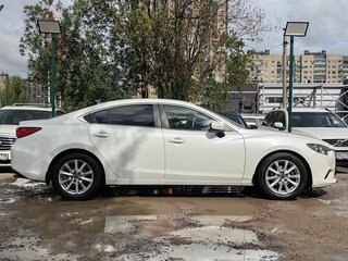 2016 Mazda 6 III (GJ) Рестайлинг, белый, 1039000 рублей, вид 4