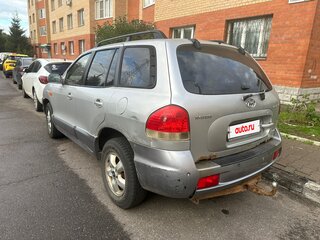 2004 Hyundai Santa Fe I, серебристый, 285000 рублей, вид 4