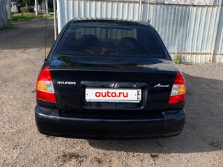 2007 Hyundai Accent ТагАЗ II, чёрный, 310000 рублей, вид 5