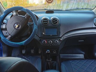 2009 Chevrolet Aveo I Рестайлинг, синий, 300000 рублей, вид 1