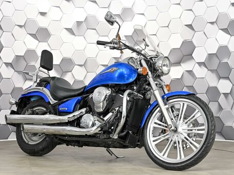 2007 Kawasaki VN900 Vulcan, синий, 447000 рублей, вид 1